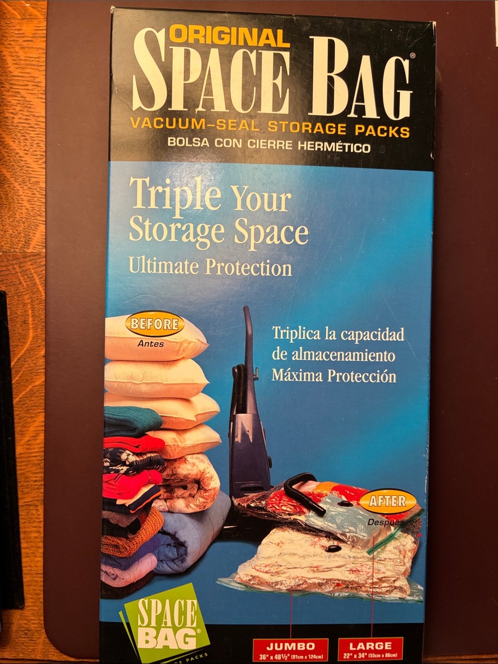 Vacuum-Seal 2 Storage Packs — Clear